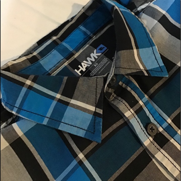 Hawk- XL boys button down long sleeve shirt - Picture 8 of 11
